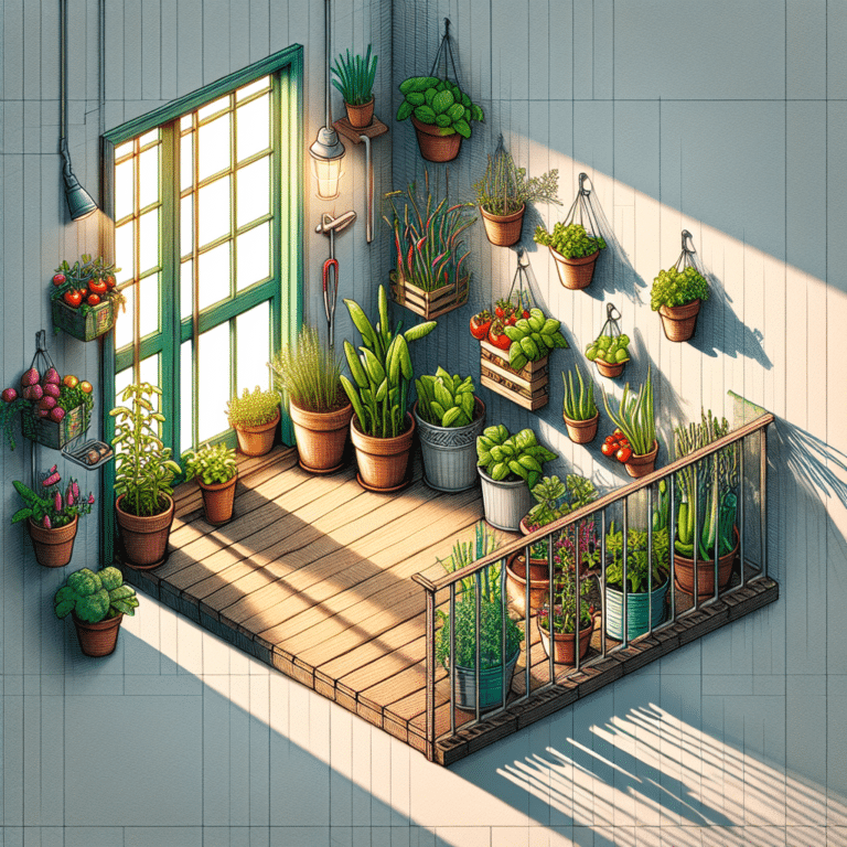 The Art of Growing Vegetables in Limited Sunlight Balconies