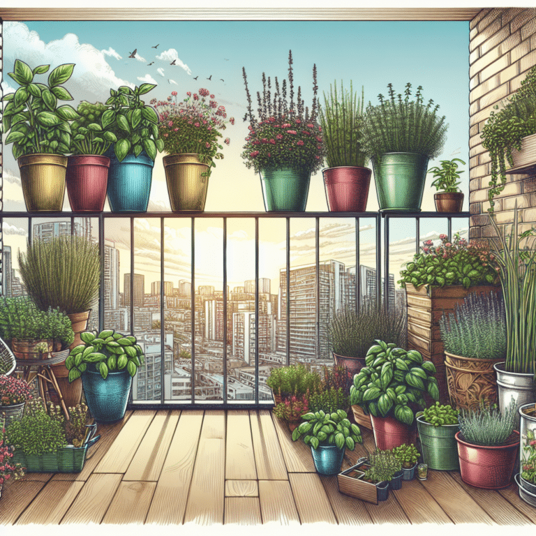 Best Herbs for Indoor Balcony Gardens