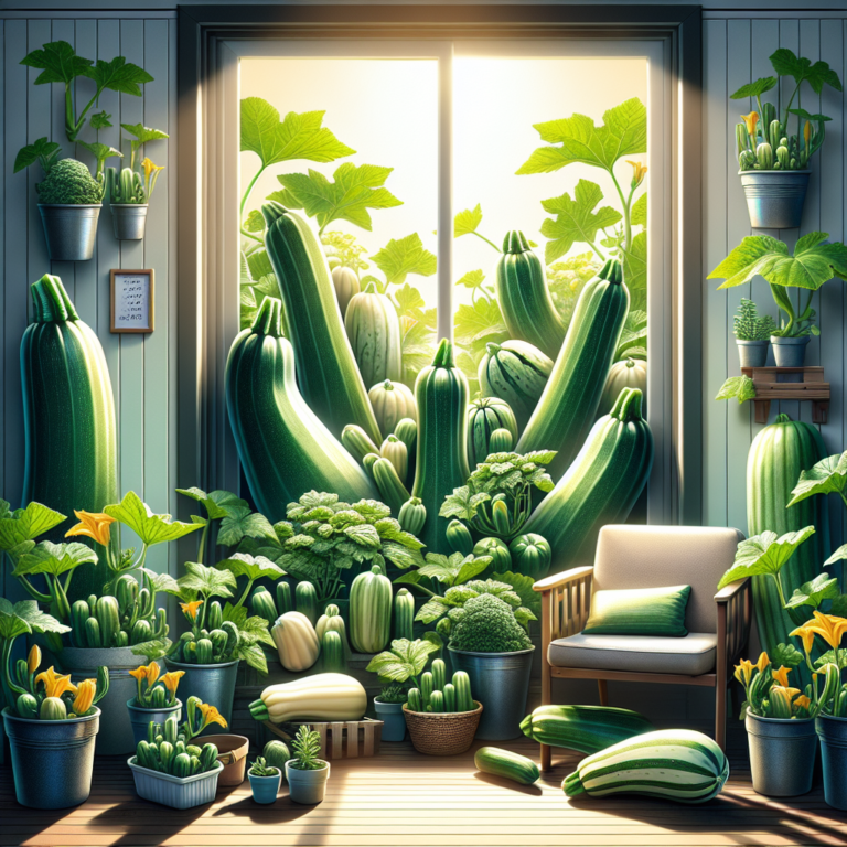 Compact Zucchini Varieties for Apartments