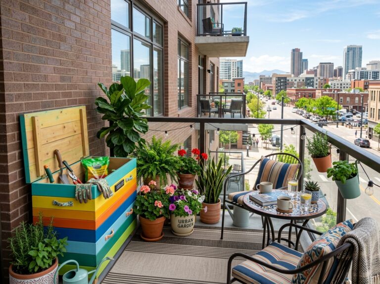 balcony storage box paint