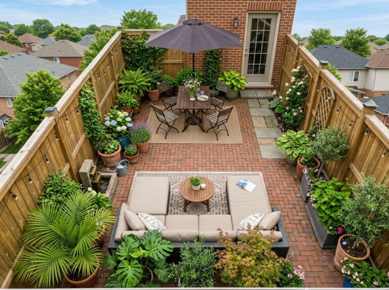small courtyard ideas on a budget