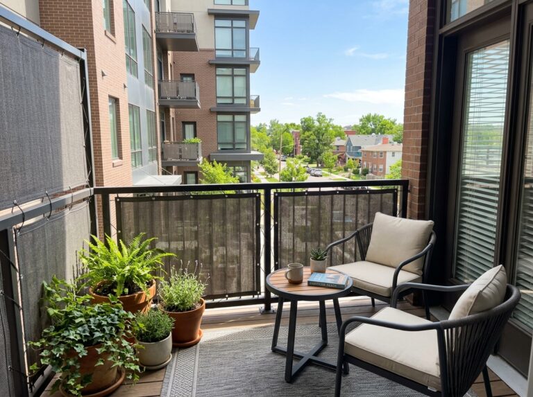 balcony privacy screen apartment railing