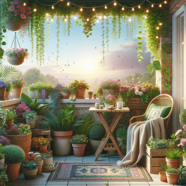 How to Create a Balcony Garden Oasis