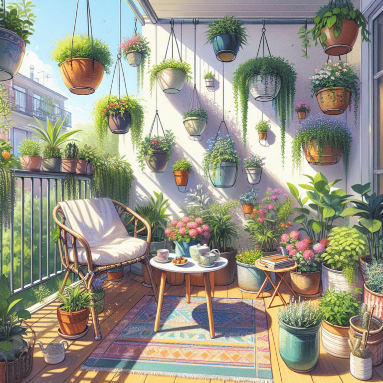 Balcony Garden Aesthetic Tips