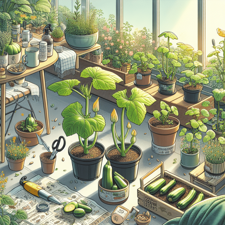 Compact Zucchini Varieties for Apartment Gardening