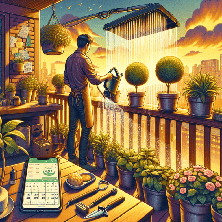 Never Miss a Watering Again: Balcony Watering Techniques for the Busy Gardener