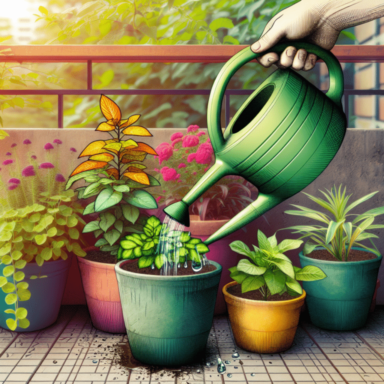 Quench Your Plants' Thirst: Balcony Container Irrigation Tips