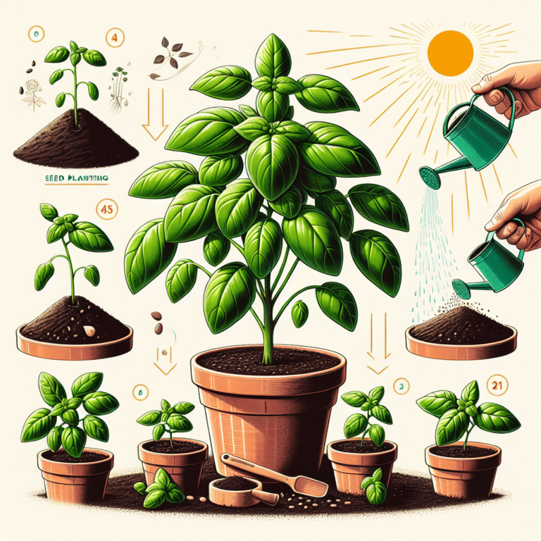 How to grow basil in small pots