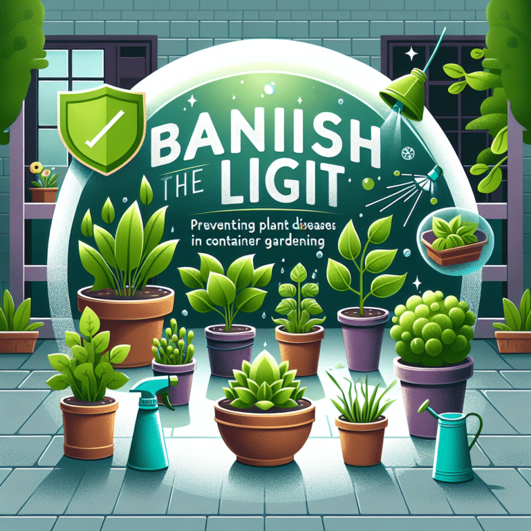 Banish the Blight: Preventing Plant Diseases in Small Scale Container Gardening