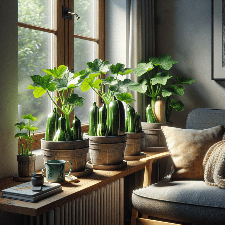 Compact Zucchini Varieties for Apartments