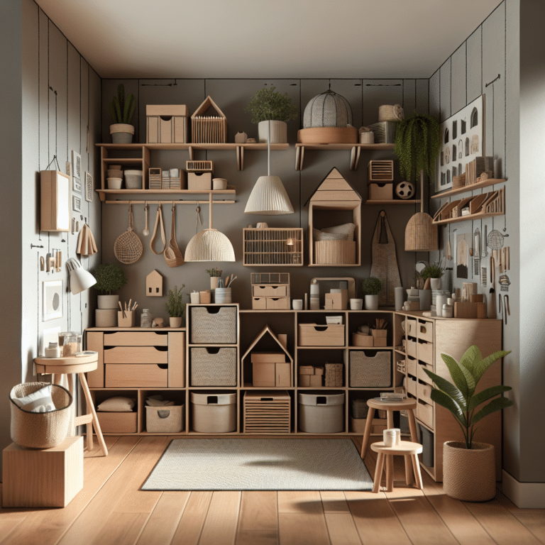 "Creative Container Arrangements for Tiny Spaces
