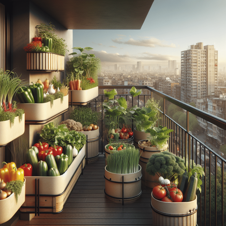 "Balcony Railing Planters for Vegetables