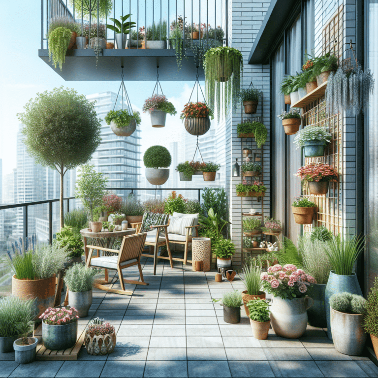 Modern Urban Balcony Garden Concepts