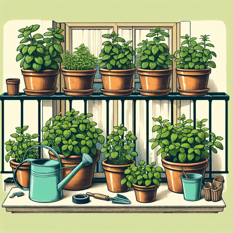 Growing mint without taking over your balcony