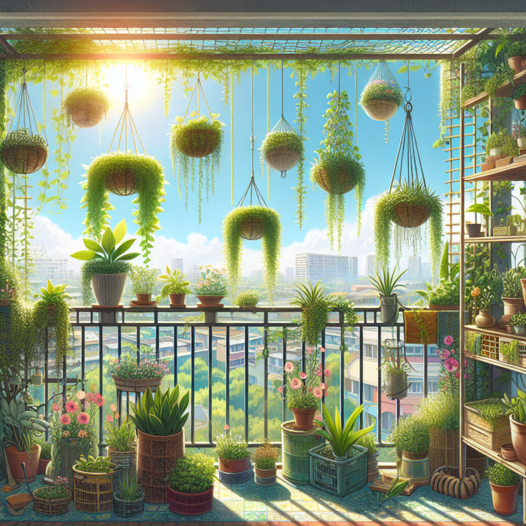 Scale New Heights: How to Support Climbing Plants on Balconies